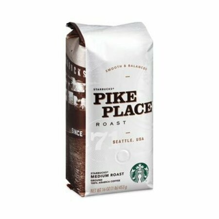 STARBUCKS COFFEE CO Coffee, Pike Place, 1 lb Bag, 6PK 11018186CT